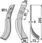 Preview: Fräsmesser 235x35mm, rechts